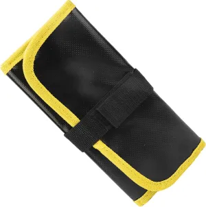 Alomejor Fishing Tackle Storage Bag Portable Roll up Big Game Fishing Lure Bag Spoons Baits Jigs Cast Lure Protective Pouch Pockets for Outdoor Fishing(yellow)
