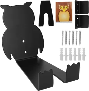 Alomejor Wall Holder Set Heavy Duty Wall Mount Display Rack Holder with Screws Expansion Bolts Tire Bracket