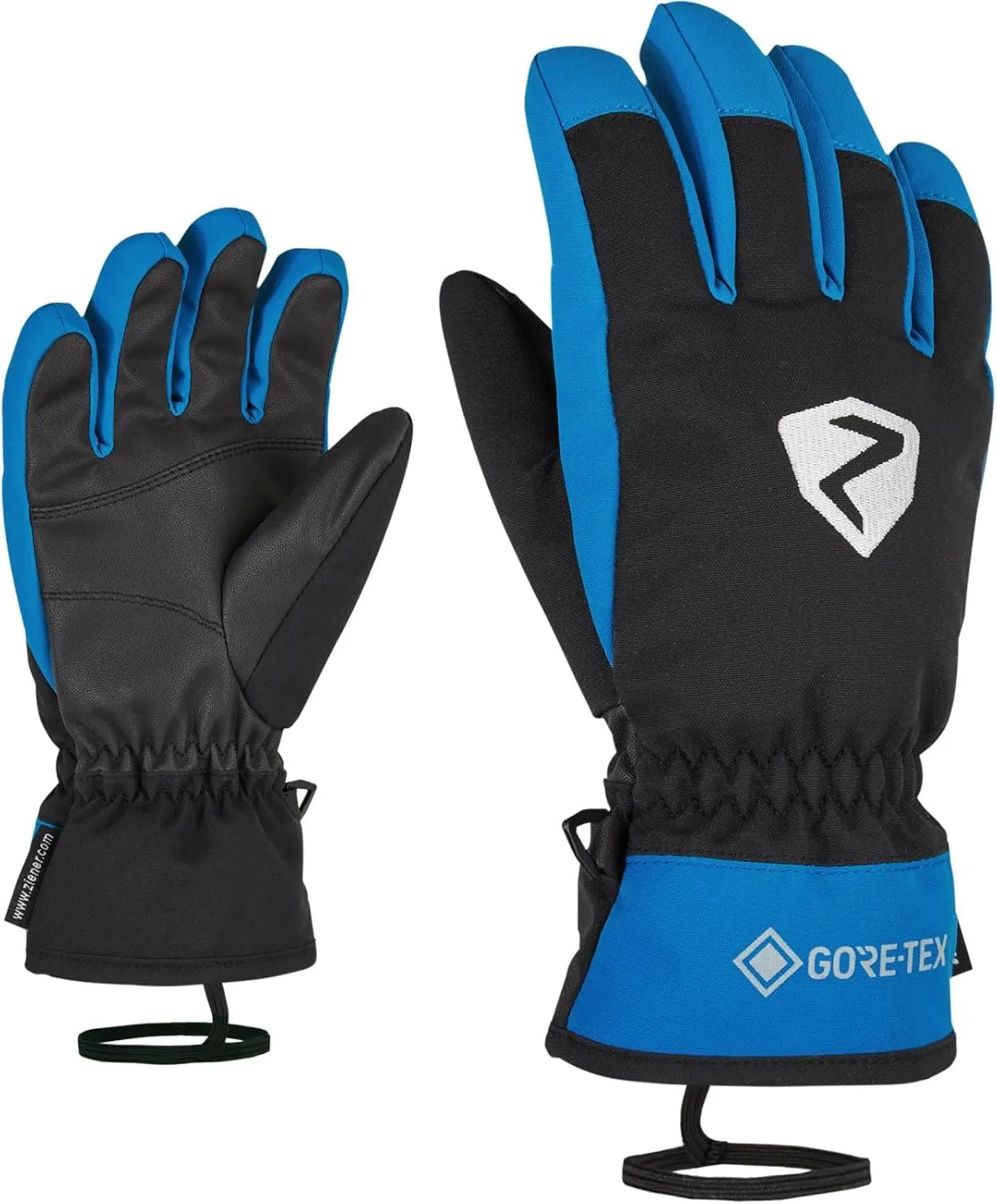 Alpine Junior Kids Ski Gloves LARINO Goretex Black