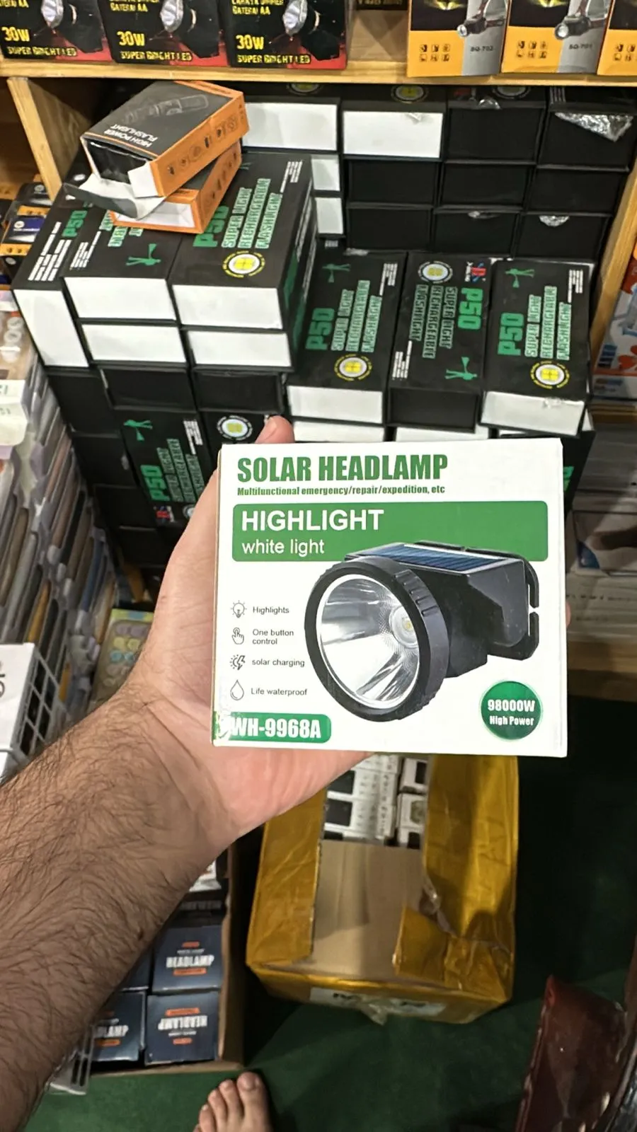 &amp; Instant Solar – Ultra-Bright, Rechargeable Outdoor Headlamp for Eco-Friendly Great savings WH-9968A Adventures!