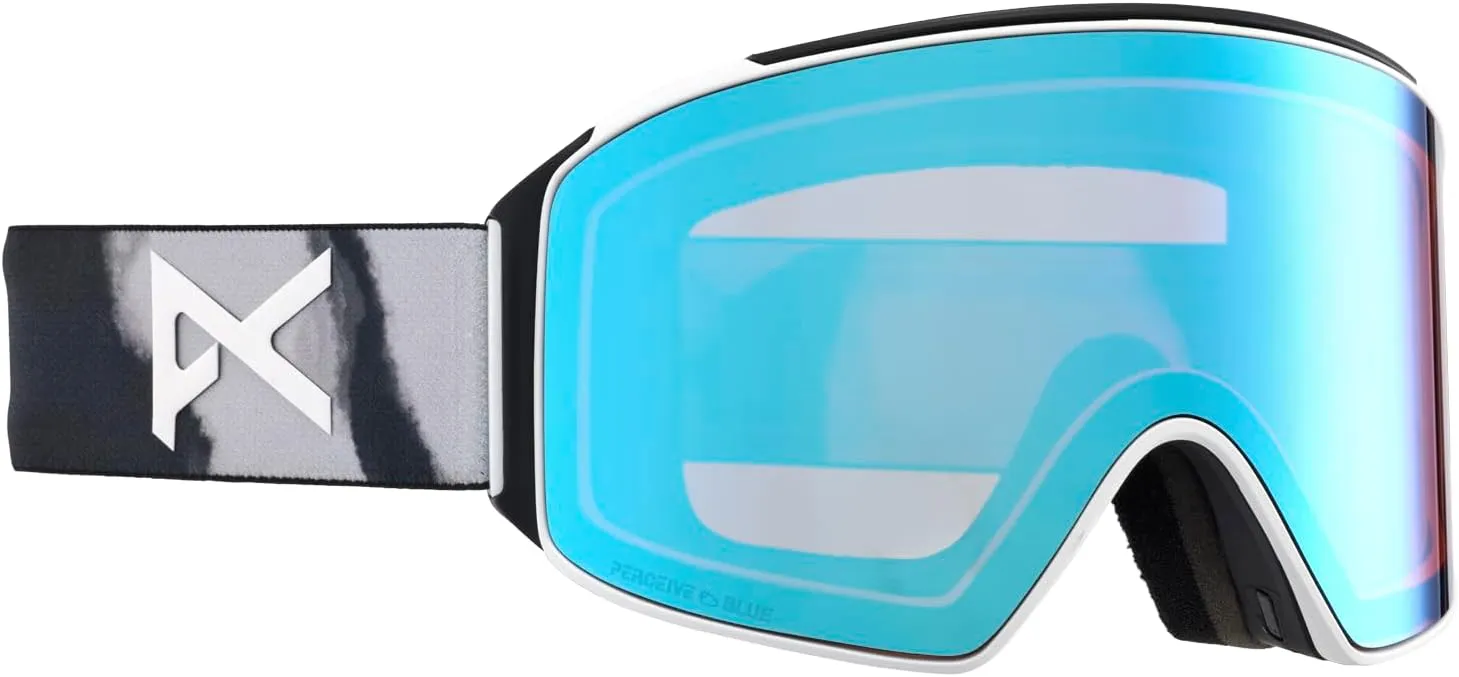 Anon M4 Low Bridge Fit Goggles (Cylindrical)   Bonus Lens   MFI Face Mask