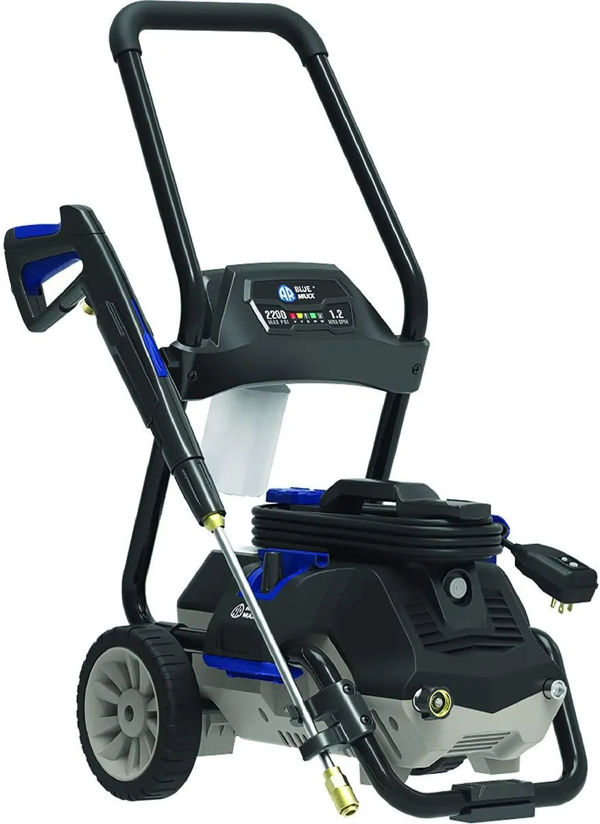 AR Blue Clean Brushless Induction Motor Providing 2200 PSI Electric Pressure Washer