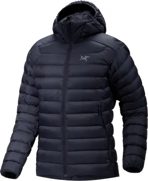 Arc'teryx Cerium Hoody, Men’s Down Jacket | Packable, Insulated Men’s Winter Jacket with Hood | Black Sapphire, XX-Large
