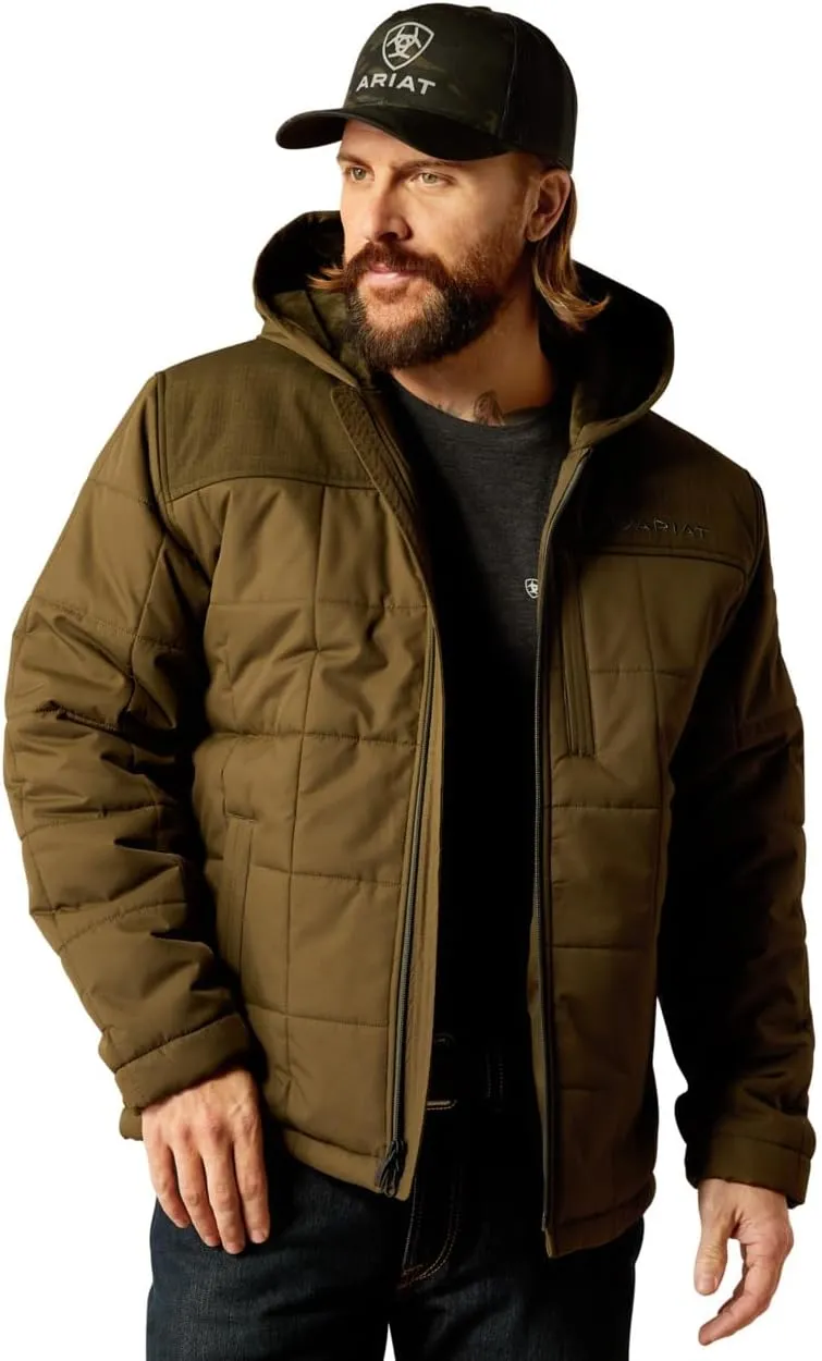 ARIAT Men's Crius Hooded Insulated Jacket