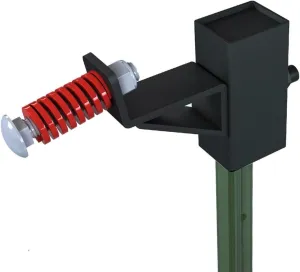 Atflbox T-Post Target Hanger and Mount for AR500 Steel Targets, Conversion Adapter for Outdoor Shooting Practice