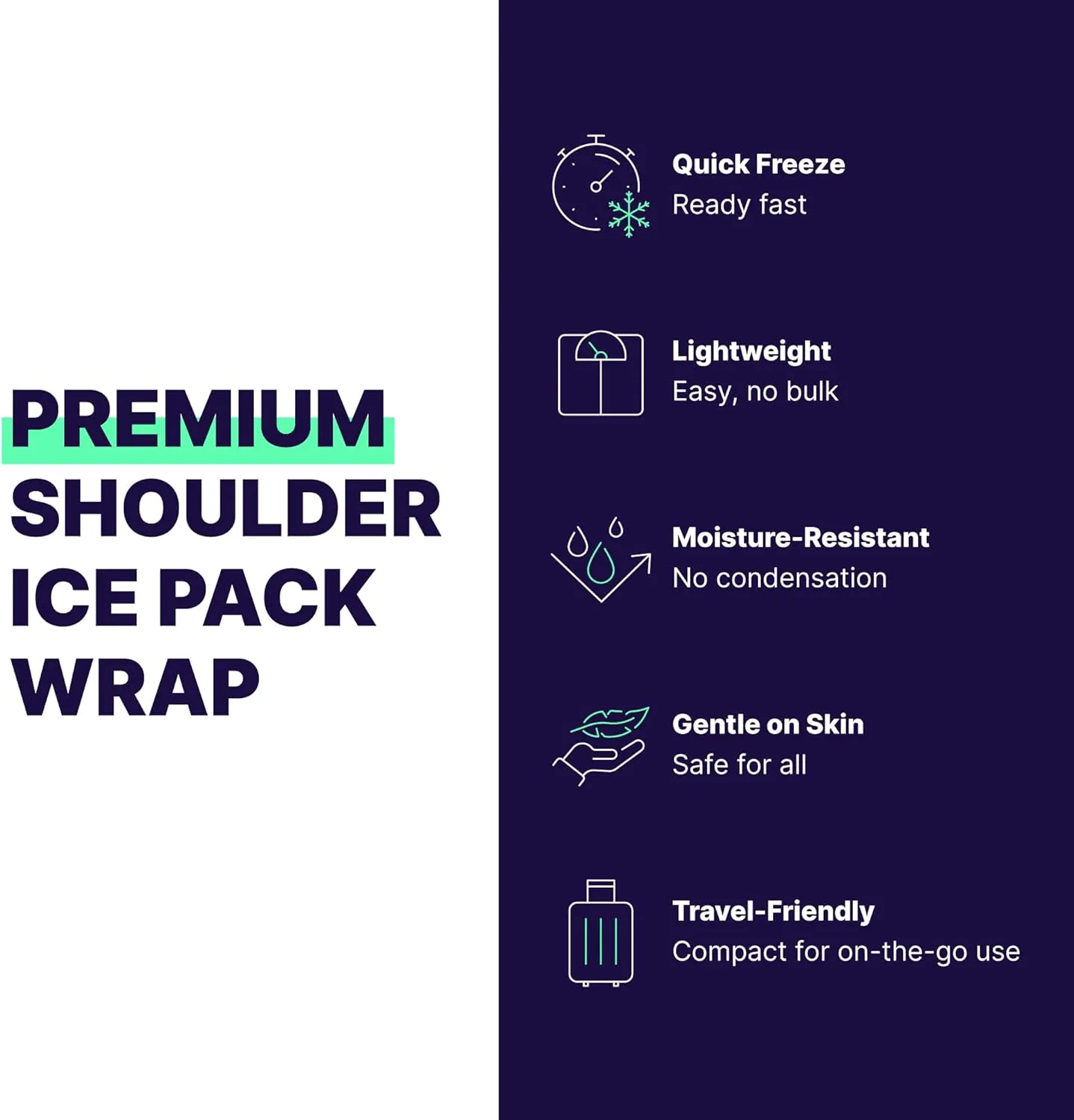 Back Support Systems Cold Ice Pack Wrap - Shoulder, Neck Pain Relief or Any Injuries - Back Brace for Lower Back Pain Women - Relaxation Gifts for Women and Men (Large, 13" x 18" Cold Pack)