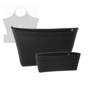 Bag Organizer for Saint Laurent ICARE Maxi Shopping Bag (Set of 2) Bag - Premium Felt Purse Handbag Insert Liner Shaper (Handmade) Soft Structure Support (20 Color Options)