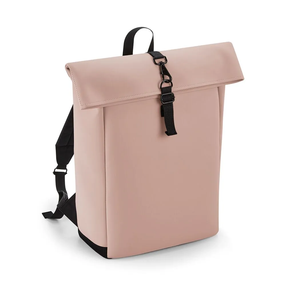 BAGBASE Matte Pu Roll-top Backpack