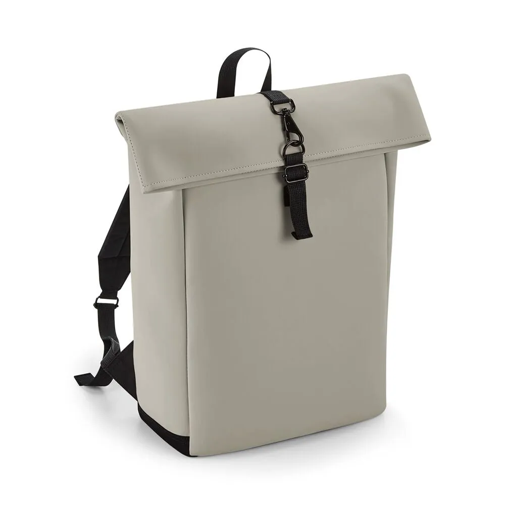 BAGBASE Matte Pu Roll-top Backpack