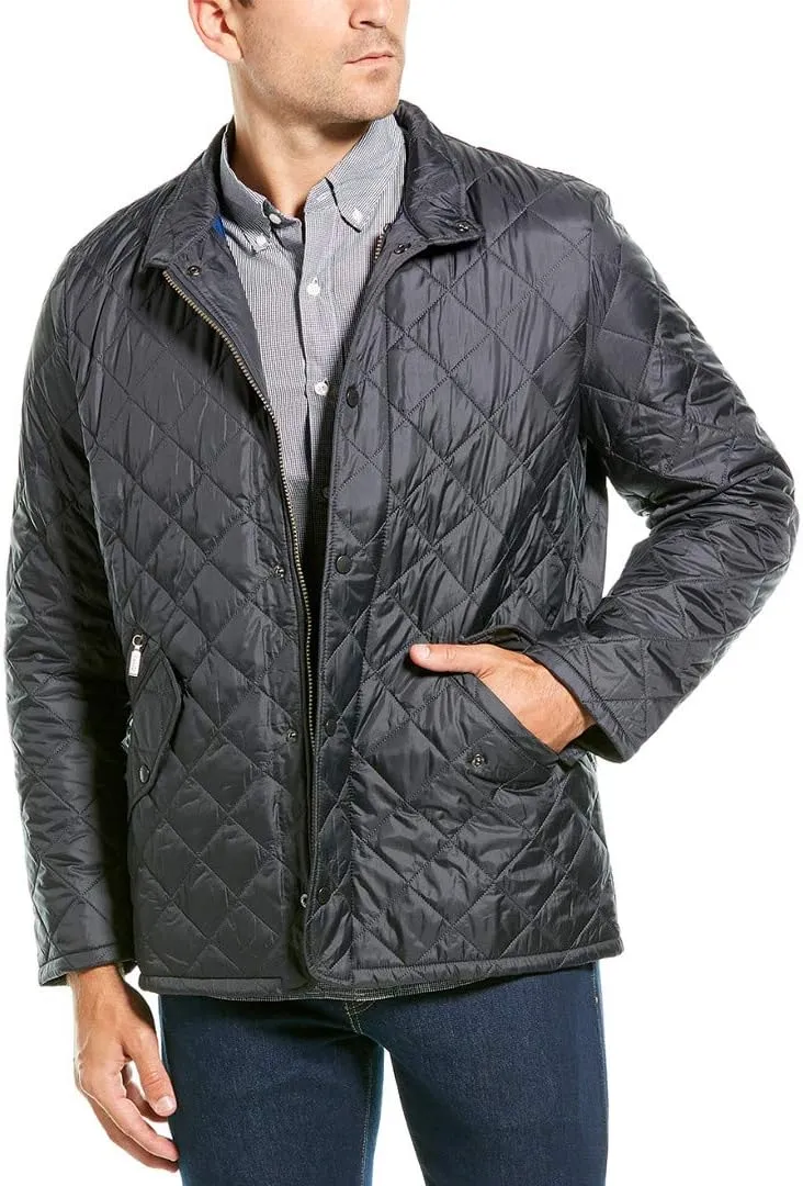 Barbour Men's Flyweight Chelsea Quilted Jacket, Navy