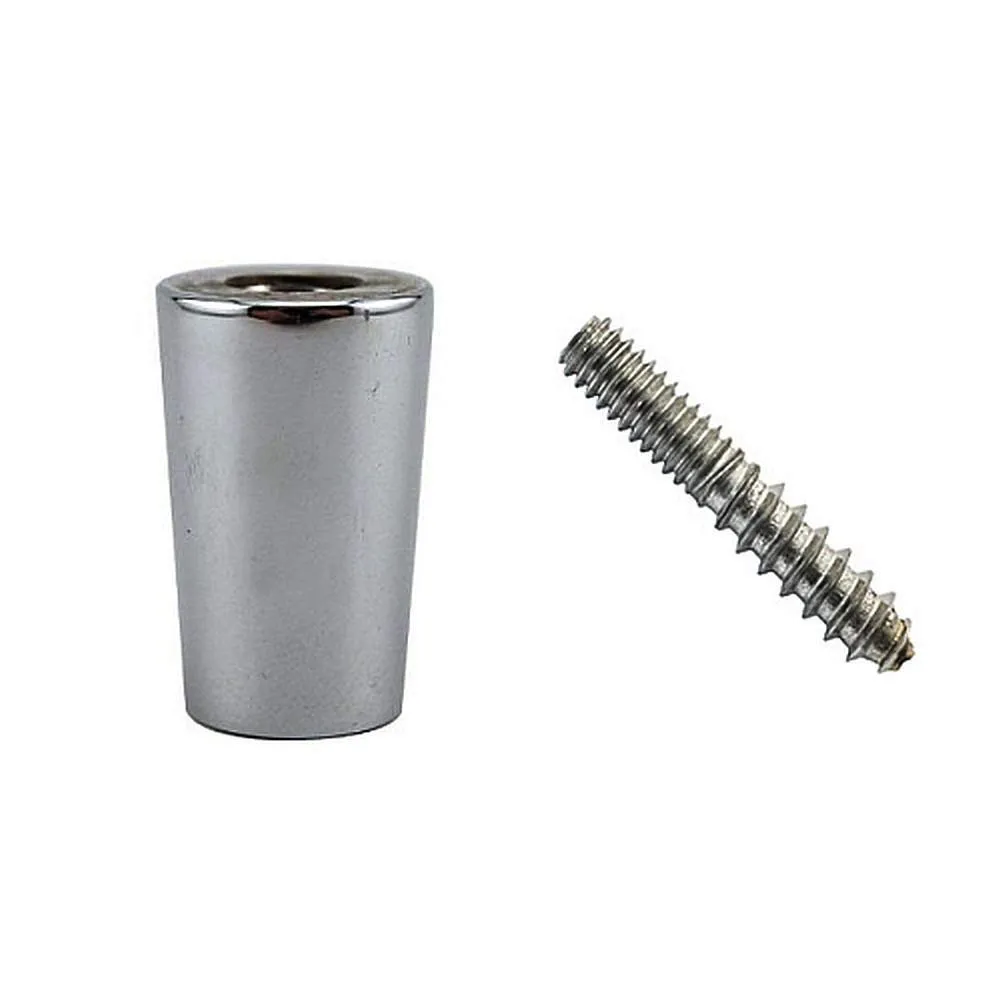 Beer Tap Handle Standard Ferrule and Hanger Bolt Set, 10 of Each