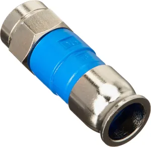 Belden Blue RG6 Snap-N-Seal Compression Connectors (Bag of 50)