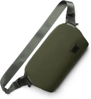 Bellroy Classic Sling (everyday 7 liter minimalist crossbody bag with internal organization, adjustable crossbody strap, and auto-compression system) - Olive