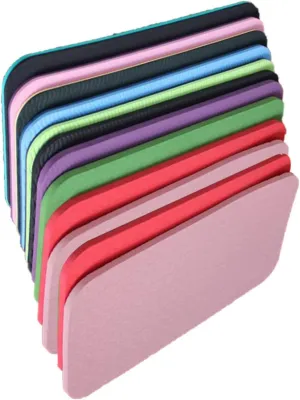 BESPORTBLE 12pcs Yoga Knee Pad Cushion Thick Sitting Pad for Gym and Outdoor Activities Random Colors for Ground-based Exercises and Support