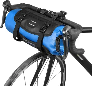 Bicycle Bag Waterproof Cycle Mountain Road Bike Front Frame Handlebar Pannier Dry Bag with Roll Top Closure 3L-7L Adjustable