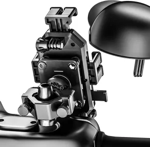 Bicycle Phone Mount Block Sunlight, Rainproof,Prevent Heating,Motorcycle Mount Holder for Any Smartphone. 360 Rotation,Keep Your Phone Screen Clear at All Times
