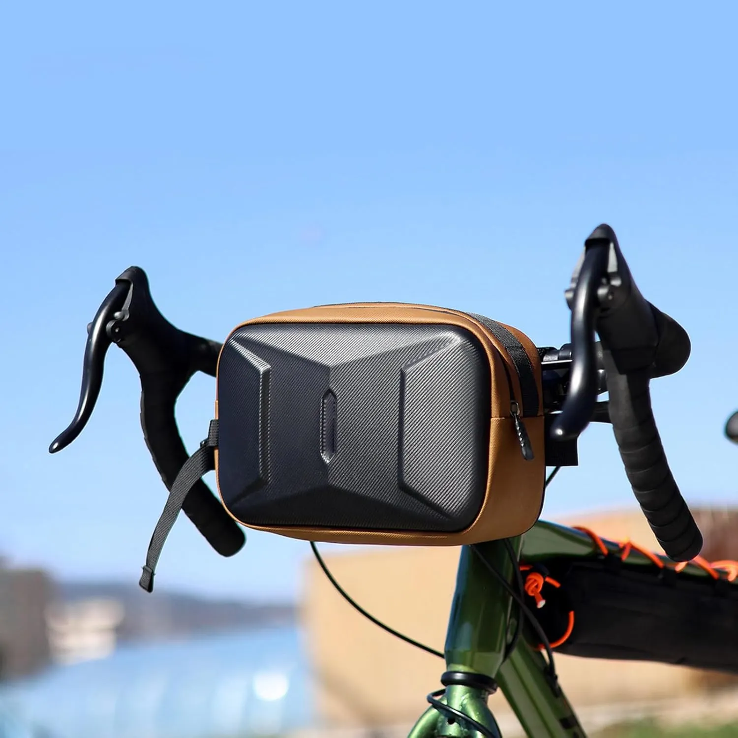 Bikes Top Tube Bag Bikes Front Frame Bag Bikes Commuters Bag With Shoulder Strap Cyclings Handlebars Bag