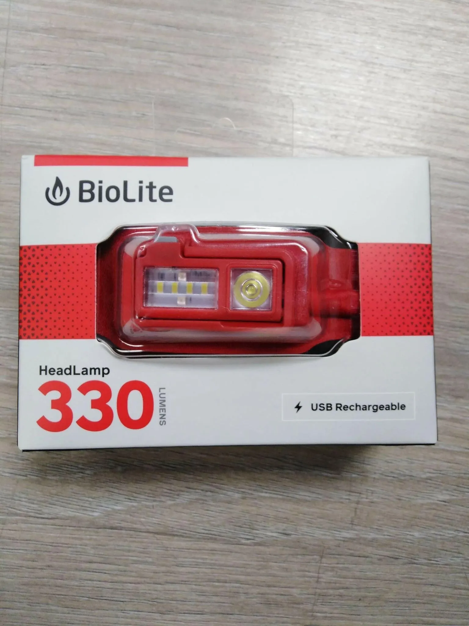 BioLite 330 Headlamp Ember Red