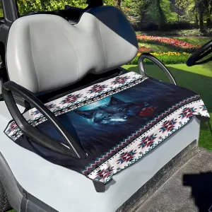 Biyejit Towel Seat Cover for Golf Carts Heat-Resistant, Golf Cart Seat Cover Golf Cart Seat Covers Club Car for Golfers