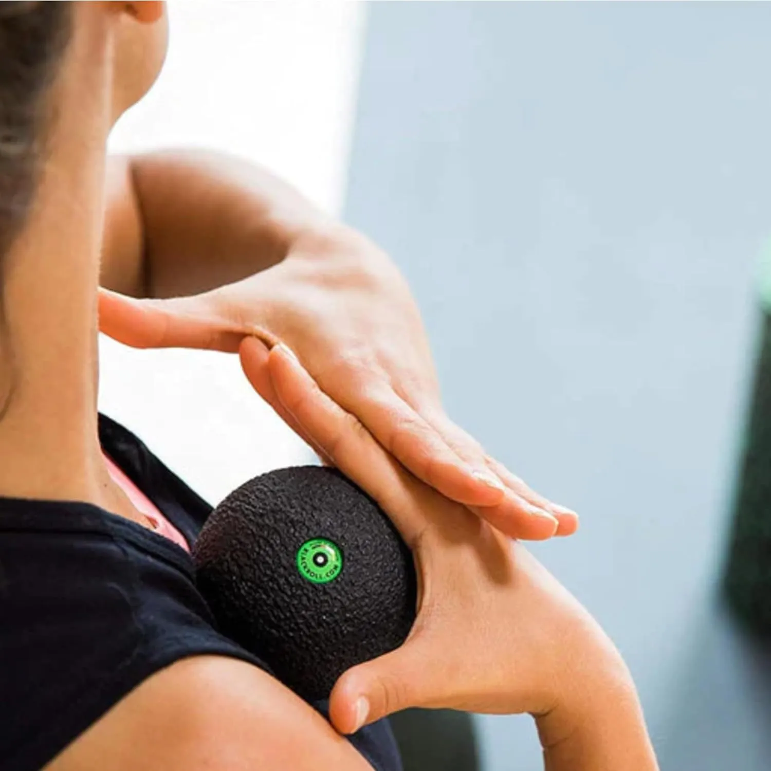 Blackroll - Trigger Point Ball 08, for Exercise and Muscle Recovery, Deep Tissue Massager for Myofascial Release in The Shoulders, Neck, and Back, Ideal Plantar Fasciitis Relief Tool, 3.1”, Pink
