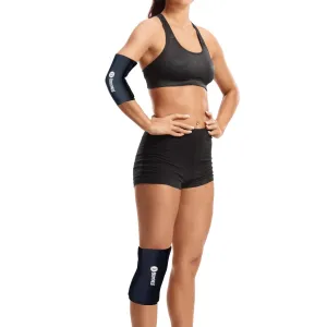 BodyMed 360° Hot & Cold Sleeve for Knee, Elbow, Ankle, Wrist Discomfort Relief – Flexible, Reusable Gel Ice Pack Compression Therapy for Sprains, Arthritis, Tendonitis - Small