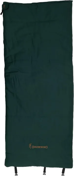 Browning Camping Pioneer 0° Rectangle Canvas Sleeping Bag