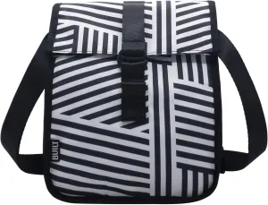 BUILT Crosstown Stain Resistant Insulated Lunch Bag with Adjustable Shoulder Strap Memphis Stripe 5269919 8.5-Inch