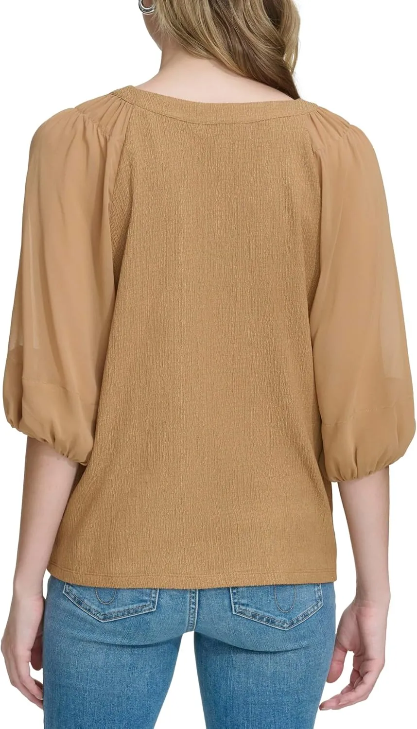 Calvin Klein Women's Short Sleeve Knit Top