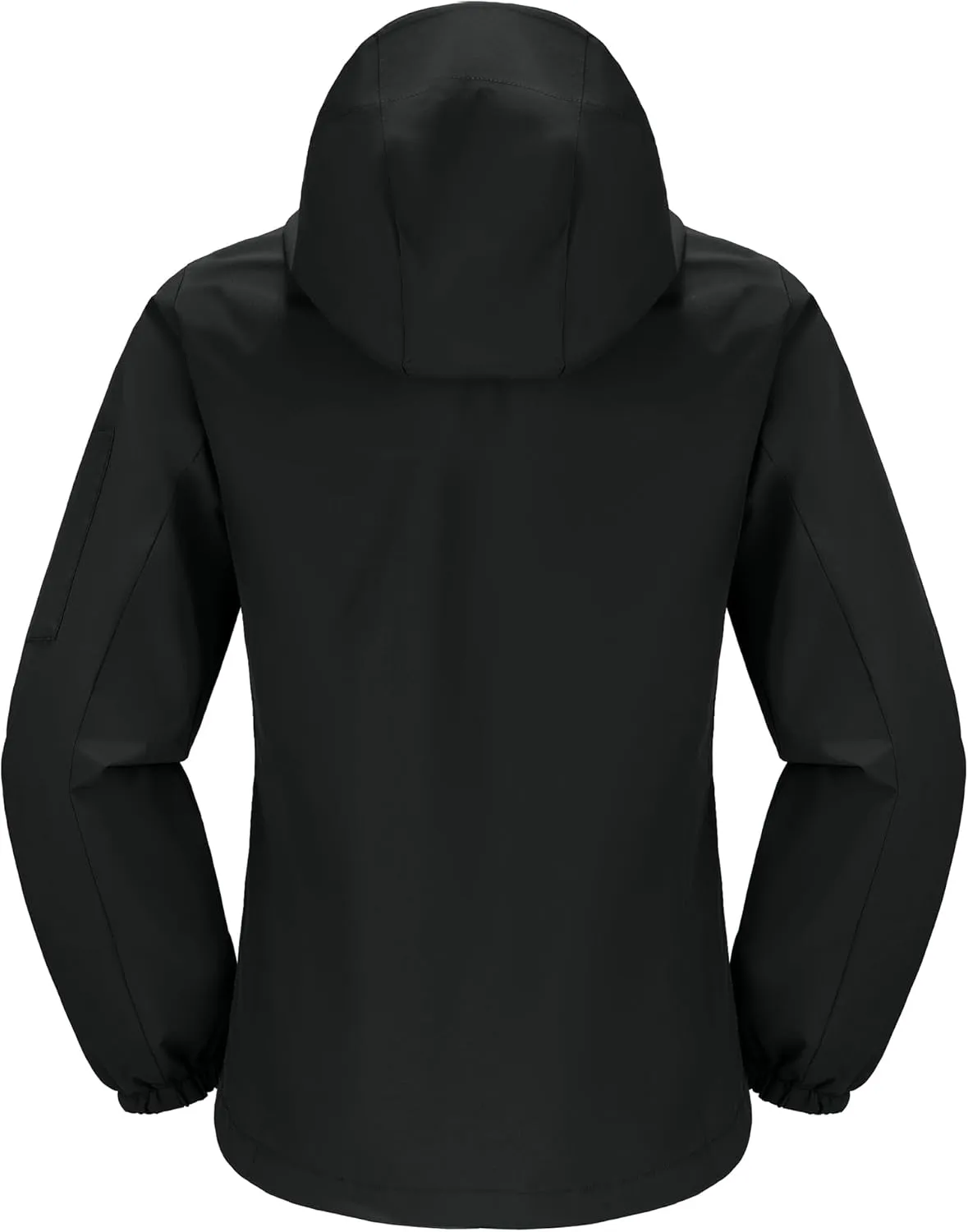 CAMELSPORTS Women's Rain Jacket Lightweight Windbreaker Hooded Raincoat Windproof Coat Shell for Outdoor Hiking
