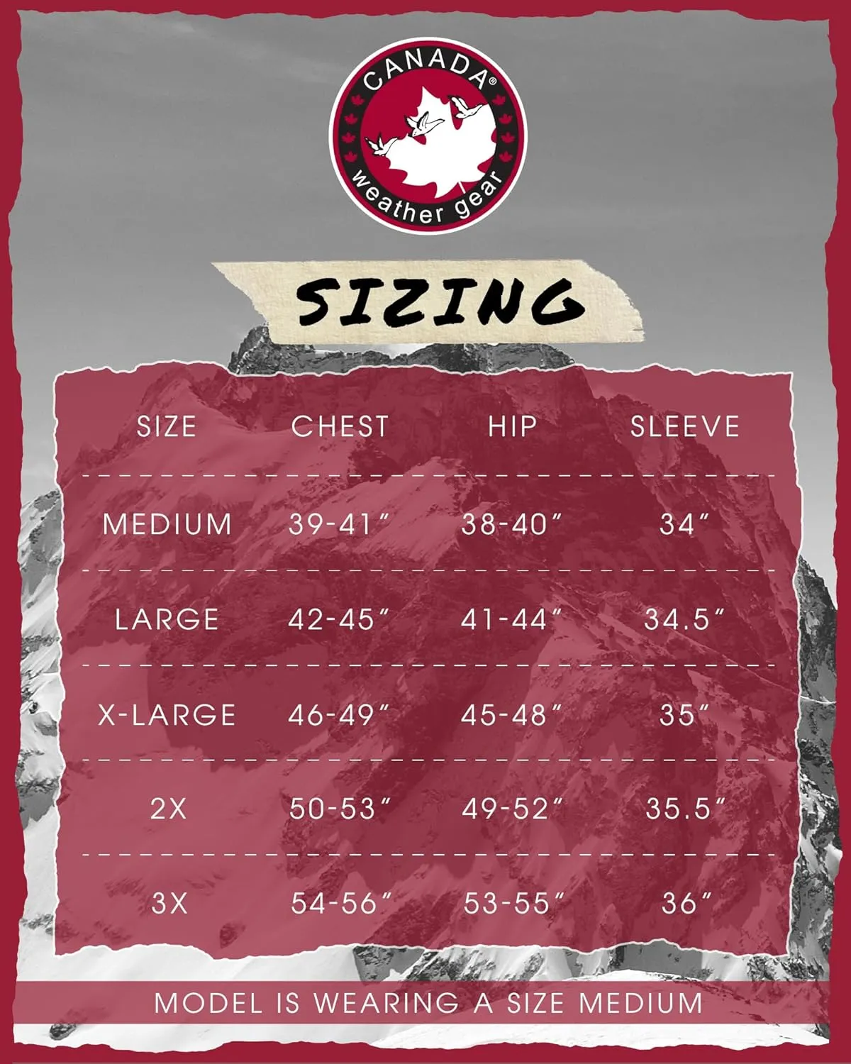 CANADA WEATHER GEAR Men's Winter Jacket – Heavyweight Puffer Jacket – Casual Coat for Men (M-XXL)