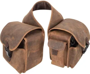 Cashel Company Distressed Leather Medium Horn Bag