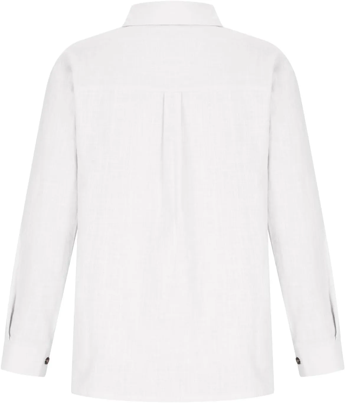 Ceboyel Women Long Sleeve Linen Shirts 2024 Button Down Summer Tops Cotton Gauze Trendy Blouse Dressy Causal Work Clothes
