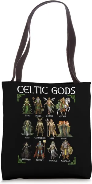 Celtic Mythology Gods Norse Viking Warriors Irish Scotish Tote Bag