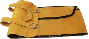 CHALLENGER Horse Tool Bag 10-Pocket Suede Leather Roll-Up Case 984TS01
