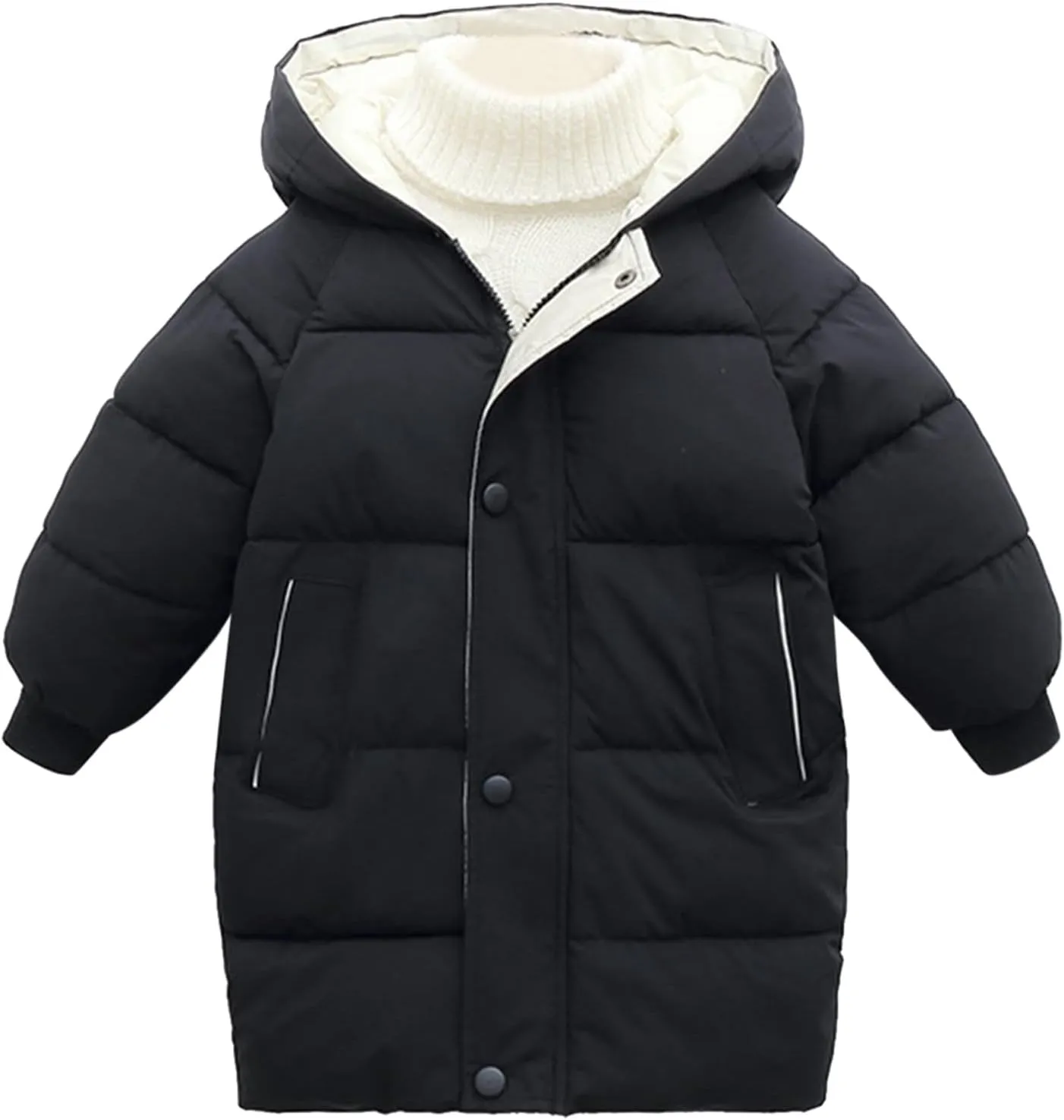 Child Kids Girls Winter Warm Jackets Puffer Padded Jacket Down Jacket Snowsuit Hooded Windbreaker