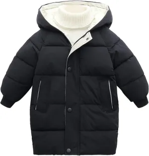 Child Kids Girls Winter Warm Jackets Puffer Padded Jacket Down Jacket Snowsuit Hooded Windbreaker