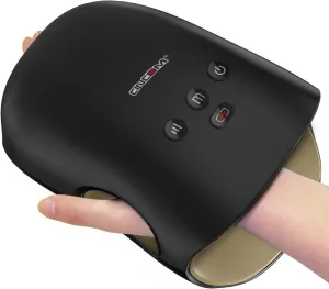 CINCOM Hand Massager - Cordless Hand Massager with Heat and Compression for Arthritis and Carpal Tunnel(FSA or HSA Eligible)(Black)