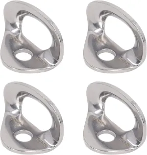 Climbing Bolt Hanger, 10Pcs Stainless Steel Rock Climb Anchors Tiedown for Rock Climbing Cave Exploration Rappelling Engineering Protecton