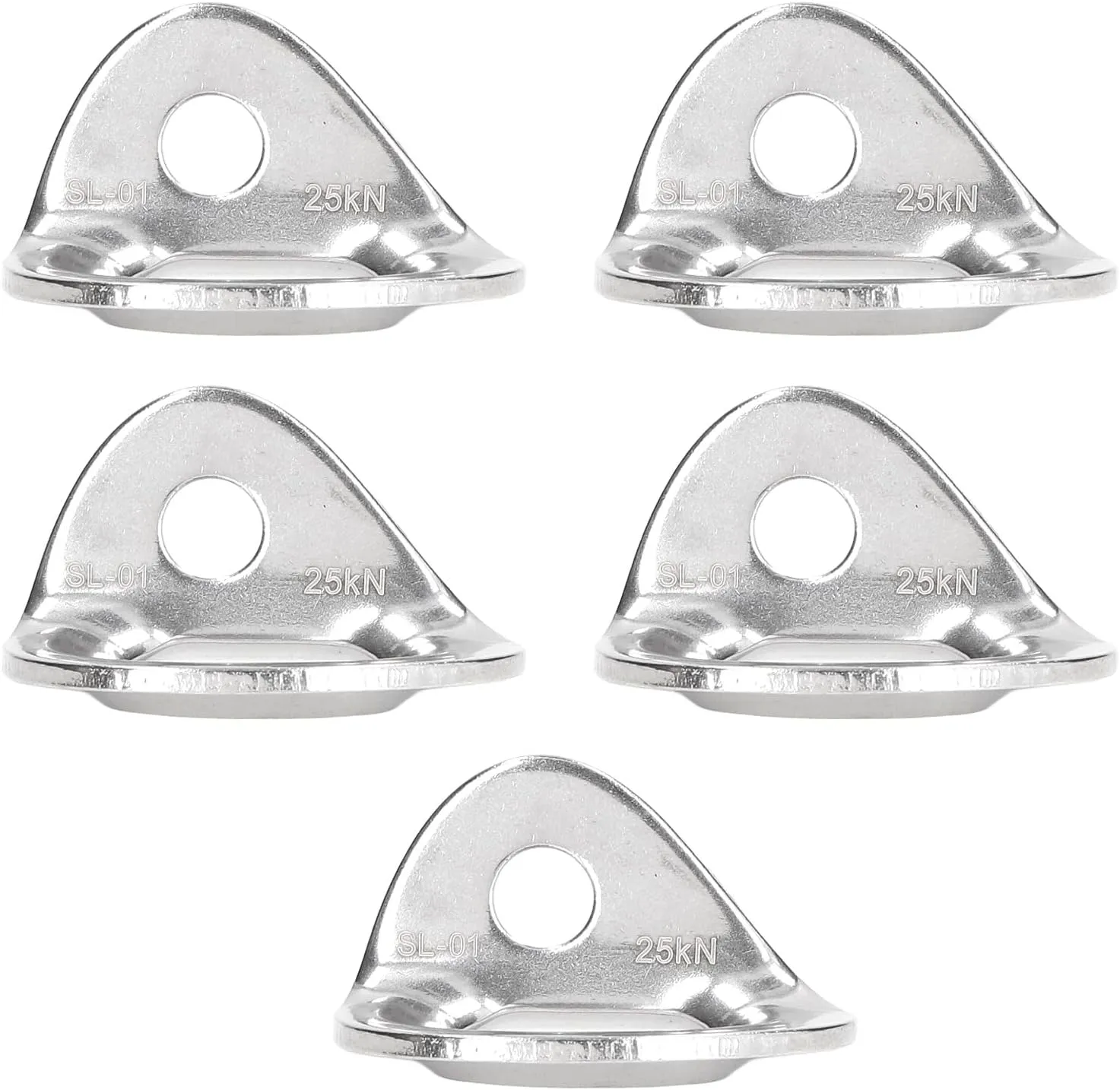 Climbing Bolt Hanger, 5 Pieces Climbing Hanger, Widely Used for Mechanical Engineering
