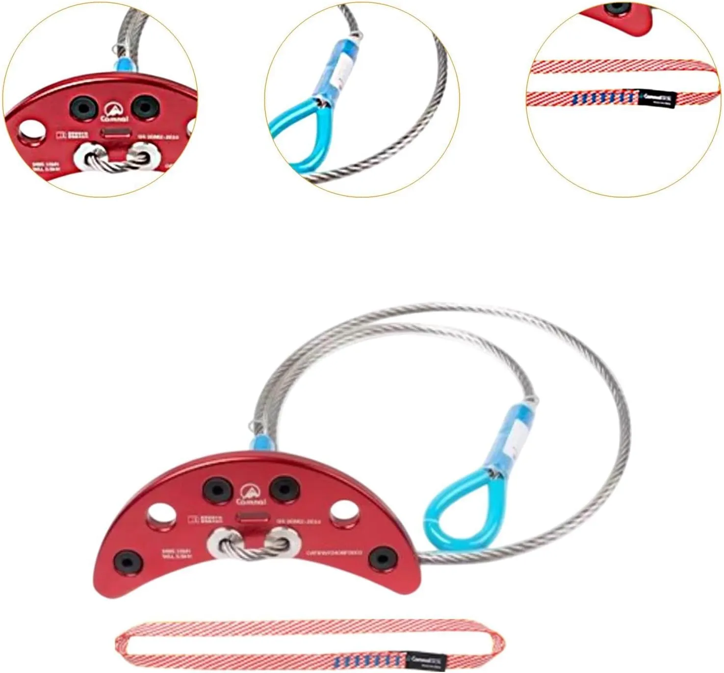 Climbing Bolt Hanger, Climbing Anchor, Stainless Steel Climbing Anchor Plate, Fixed Point for Camping Caving Outdoor Hiking