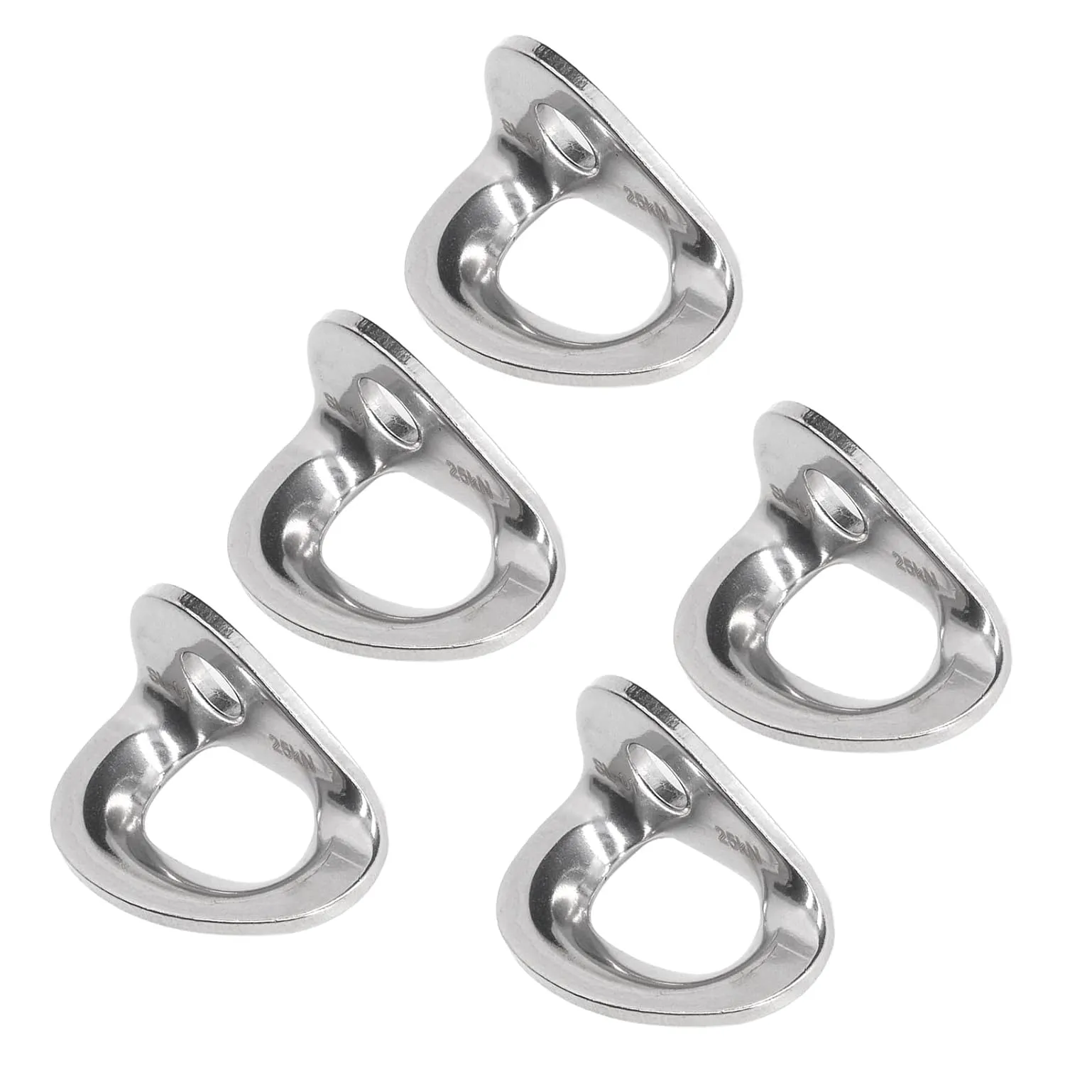 Climbing Hanger, 5Pcs Stainless Steel Climbing Anchor Climbing Gear Equipment for Rappelling Aerial Work