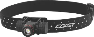COAST Coast XPH25R Headlamp, ZX310, CR123 Battery, Rechargeable, Zithion-X Battery, LED Lamp, Bulls Eye Spot, Flood Beam