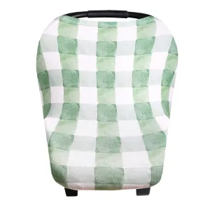 Copper Pearl Multi-Use Cover: Car Seat, Nursing, Stroller - Stretchy Fabric, All-Season, Stylish Designs, Easy Access - Pine