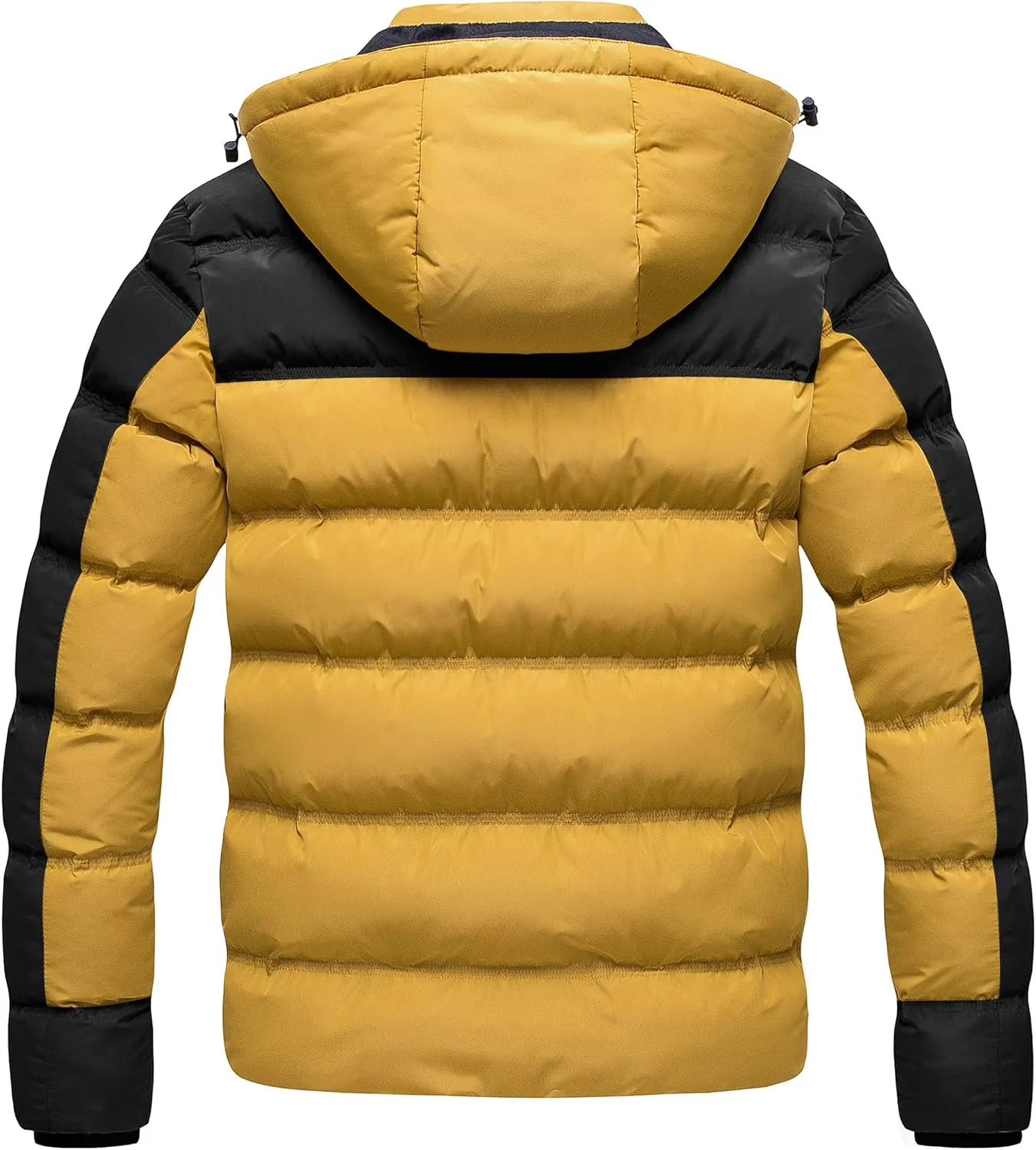 CREATMO US Men's Puffer Jacket Waterproof Winter Parka jacket Warm Thicken Ski Coat