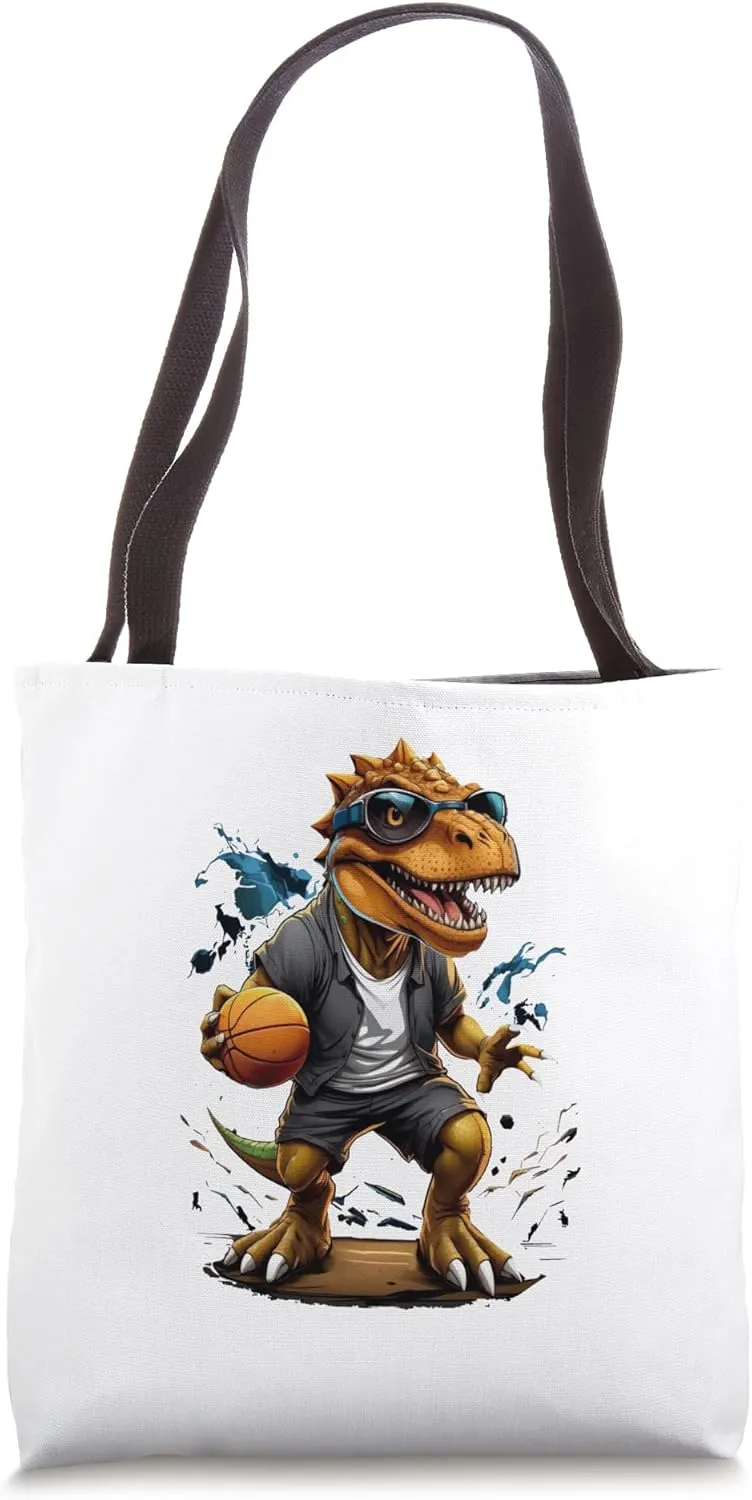 Cretaceous Court Star - Dino Dunker Tote Bag