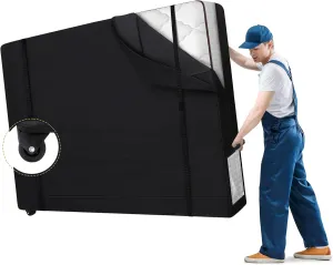 Cuddly Nest Rolling Mattress Storage Bag with Wheel- Reusable Heavy Duty Mattress Cover for Moving and Storage (Full&Wheel)