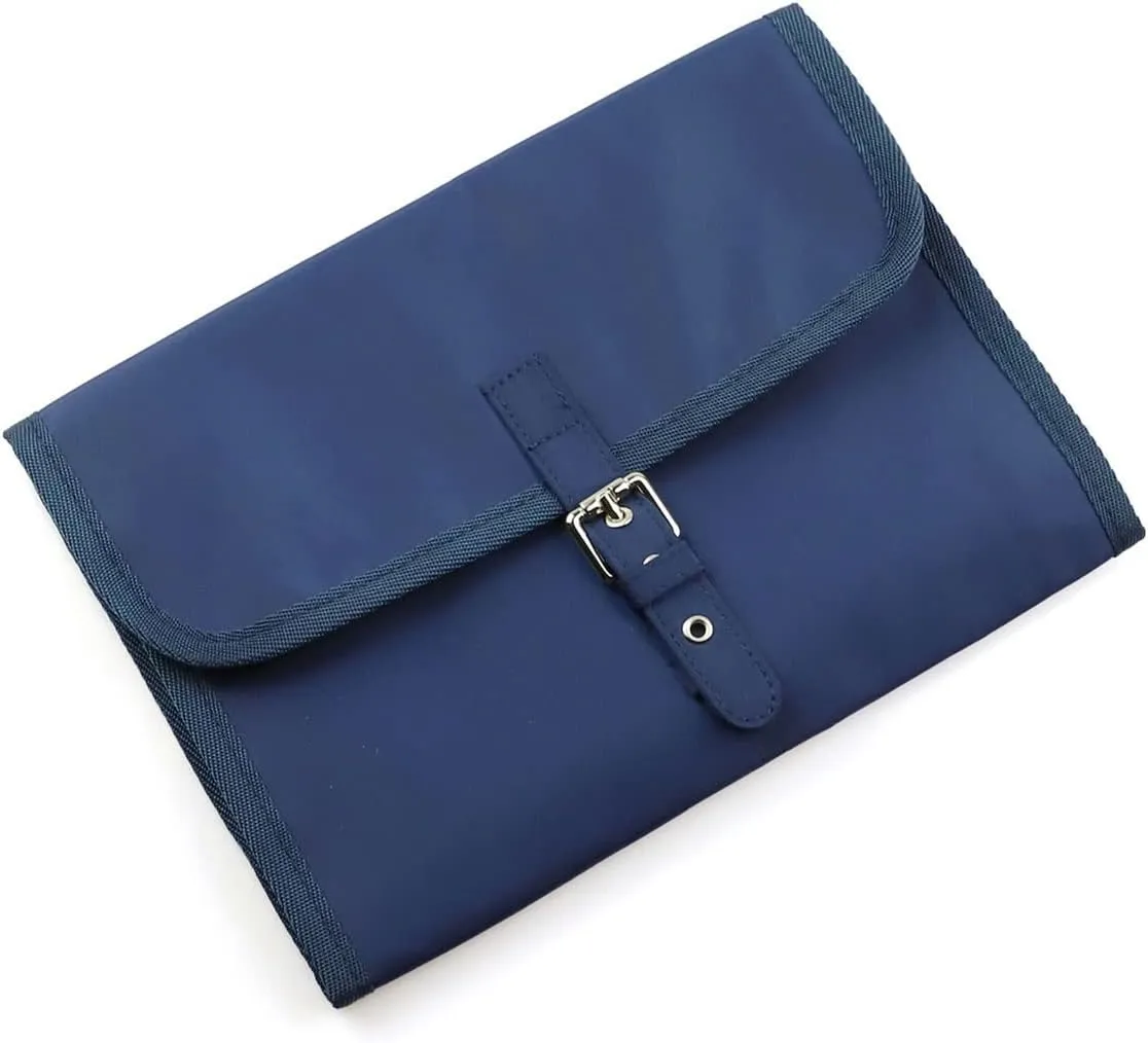 CULIACAN Watch Box Travel Strap Storage Box for Smart Watch Strap Storage Bag Tote Bag Display Box Tote Bag Watch Roll Holder Display Bag Display Watch Case (Color : Blue)