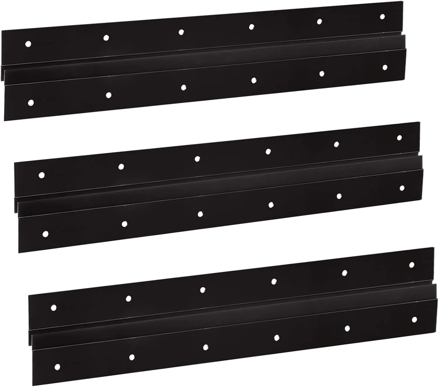CYEAH 18" French Cleat Picture Hanger, 6 Pack Heavy Duty French Cleat Hanger Headboard Wall Mounting Brackets, Cleat Picture Hanger Kit Z Bar Clips Supports for Hanging Pictures, Mirrors, and Art