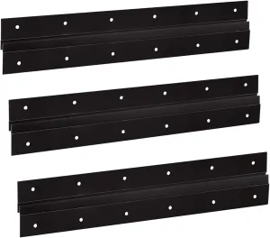 CYEAH 18" French Cleat Picture Hanger, 6 Pack Heavy Duty French Cleat Hanger Headboard Wall Mounting Brackets, Cleat Picture Hanger Kit Z Bar Clips Supports for Hanging Pictures, Mirrors, and Art