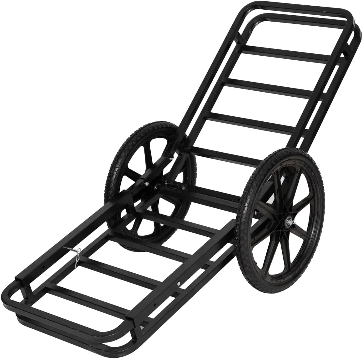 Deer Game Cart for Hunting, 500lbs Outdoor Game Cart Hauler, Hitch-Mounted Cargo Carrier, Utility Gear Dolly with Rubber Wheels, Heavy Duty Hawk Hunting for Luggage Firewood Deer Animal